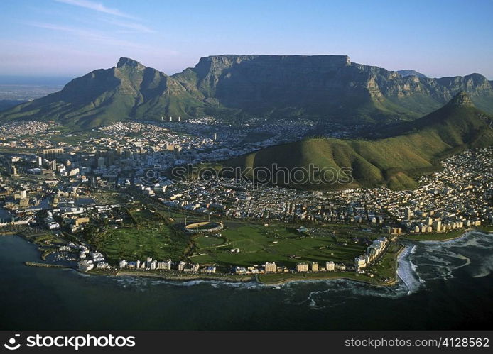 Capetown, South Africa, Aerial view