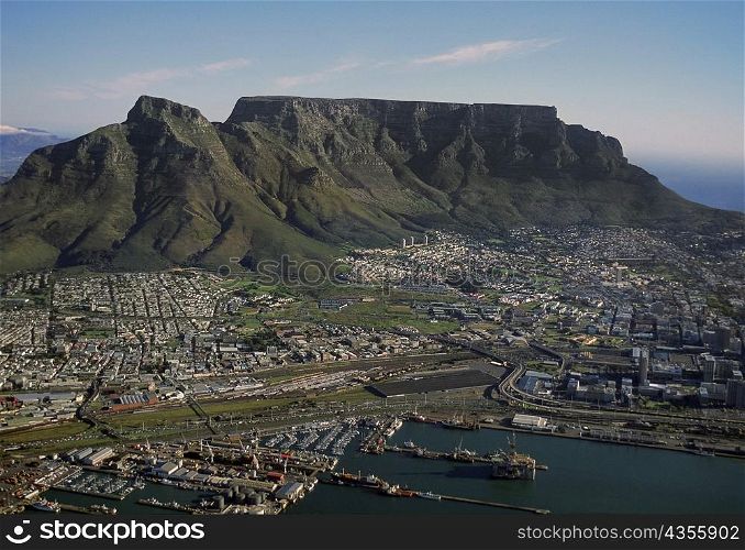 Capetown, South Africa, aerial view