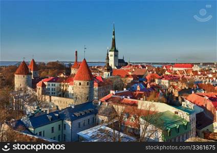 Capital of Estonia, Tallinn is famous for its World Heritage old town walls and cobbled streets. The old town is surrounded by stone walls and distinctive red roofs