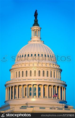 Capitol building dome Washington DC USA US congress