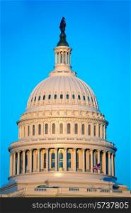 Capitol building dome Washington DC USA US congress
