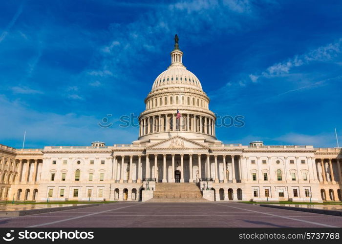 Capitol building Washington DC eastern facade USA US congress