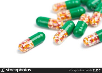 capsule pills isolated