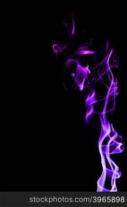 Capturing the smoke from an incense stick and changing the colours