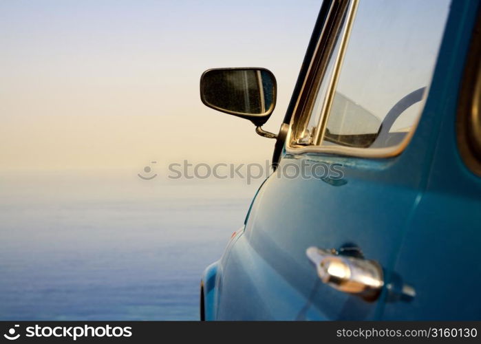 Car at the beach