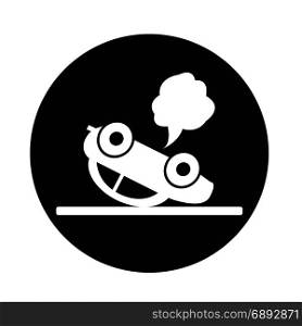 car auto accident icon