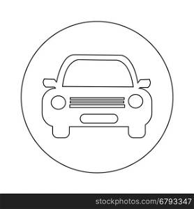 Car icon illustration design