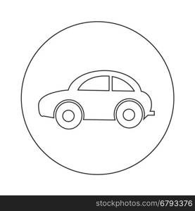 Car icon illustration design