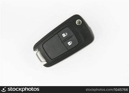 Car key remote on a white background