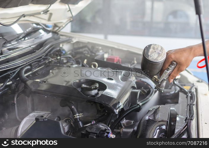 Car maintenance engine and cleaner cars.