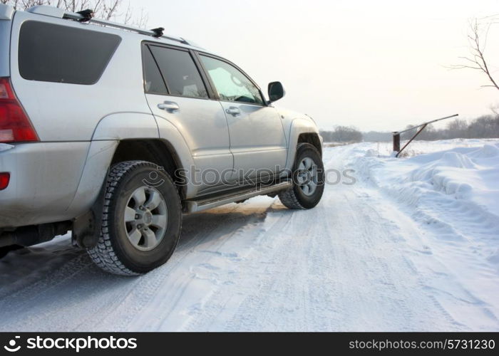 car on the road