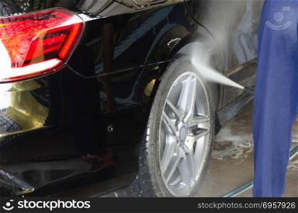 Car wash wheel detail.. Car Wheel Cleaner