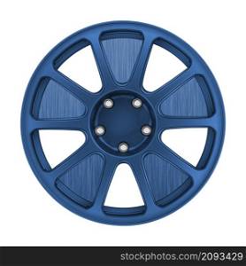Car wheel, Car alloy rim on white