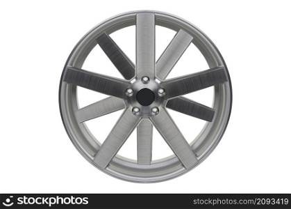 Car wheel, Car alloy rim on white background
