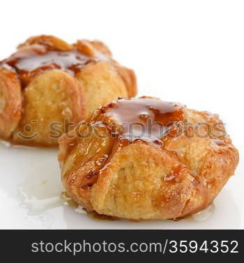 Caramel Apple Cakes ,Close Up