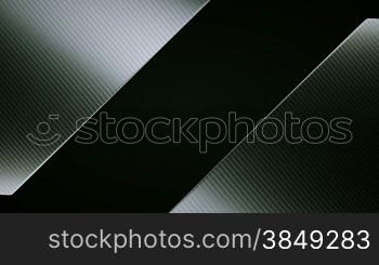 Carbon fibre diagonal leafs or folds opening with Alpha. Rewind to close