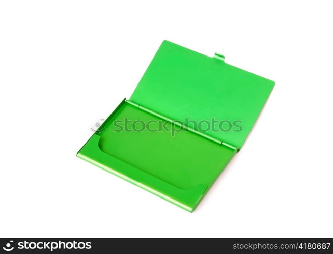 Card holder isolated on white
