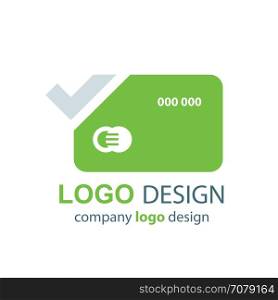 card logo vector green design