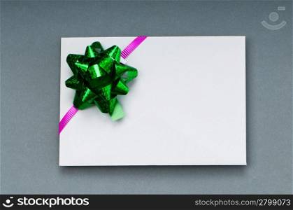 Card with blank space for your text