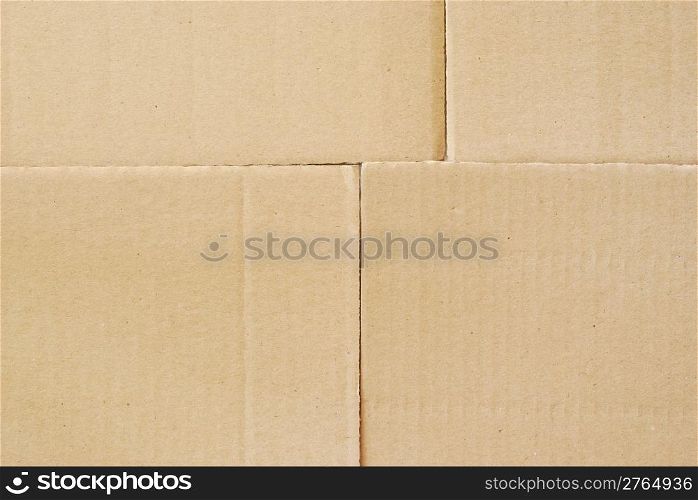 Cardboard background, top view. Cardboard Background