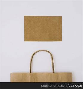 cardboard bag card