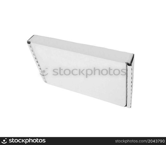 Cardboard Box isolated on a White background