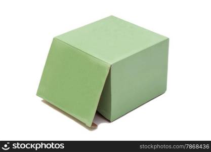 Cardboard Box Isolated On A White Background