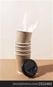 cardboard knife fork paper cups