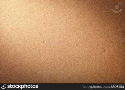Cardboard texture for background. Brown paper. Top view