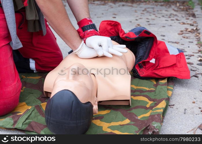 Cardiac massage. Cardiopulmonary resuscitation (CPR).