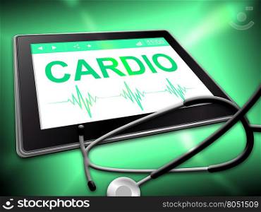Cardio Tablet Indicating Ecg Computing And Tablets