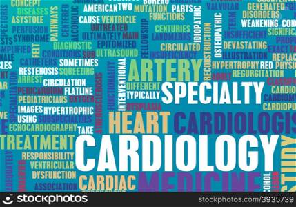 Cardiology or Cardiologist Medical Field Specialty As Art