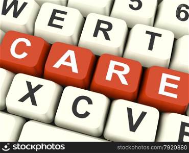 Care Key Meaning Look After Or Concerned&#xA;