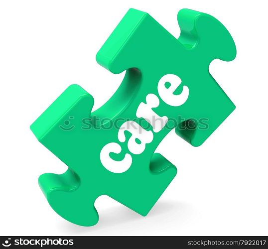 . Care Puzzle Meaning Healthcare Careful Or Caring