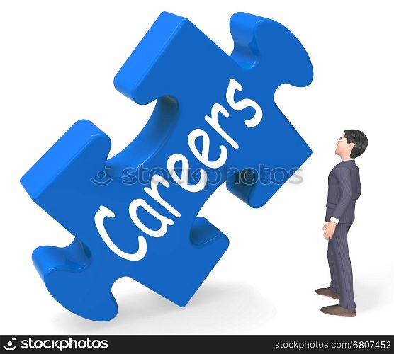 Career Meaning Job Prospects, Occupation And Employment 3d Rendering