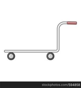 Cargo cart icon. Cartoon illustration of cargo cart vector icon for web design. Cargo cart icon, cartoon style