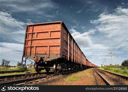 cargo railway coach