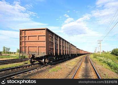 cargo railway coach