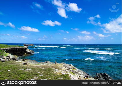 Caribbean sea and perfect sky