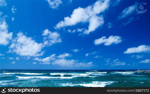 Caribbean sea and perfect sky