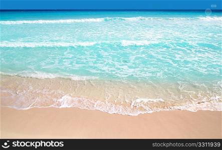 Caribbean turquoise beach perfect sea sunny day Mayan Riviera