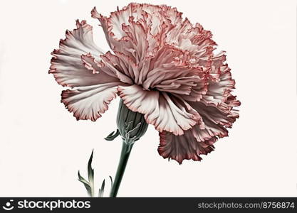 Carnation Isolated On White Background