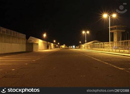 Carpark at night
