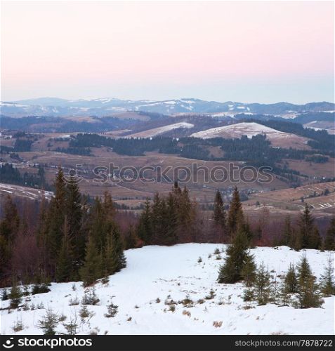 Carpathian mountains hills, Ukraine