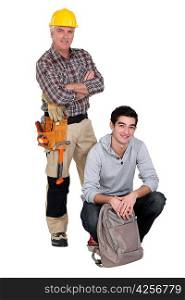 Carpenter and a college student