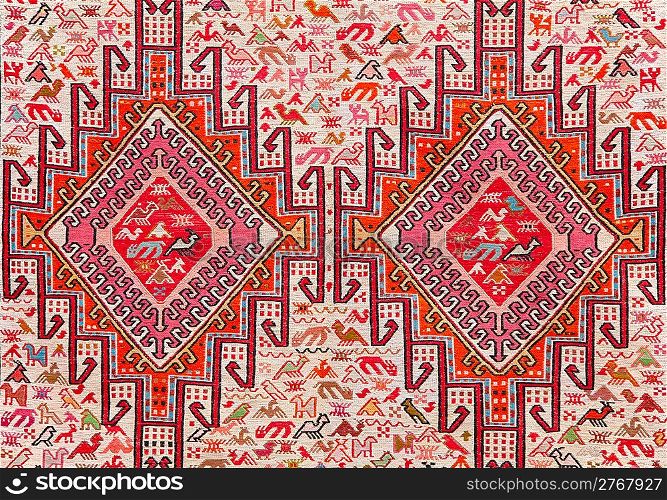 carpet with animalistic ornament
