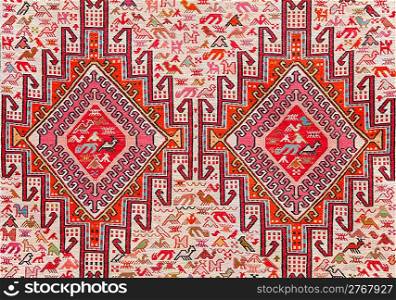 carpet with animalistic ornament