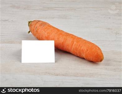 Carrot and card