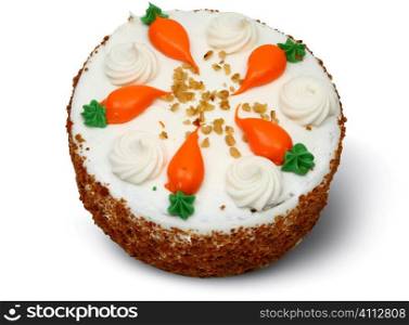 Carrot Cake with Clipping Path
