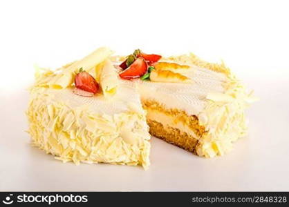 Carrot cake with white chocolate light dessert delicious tart